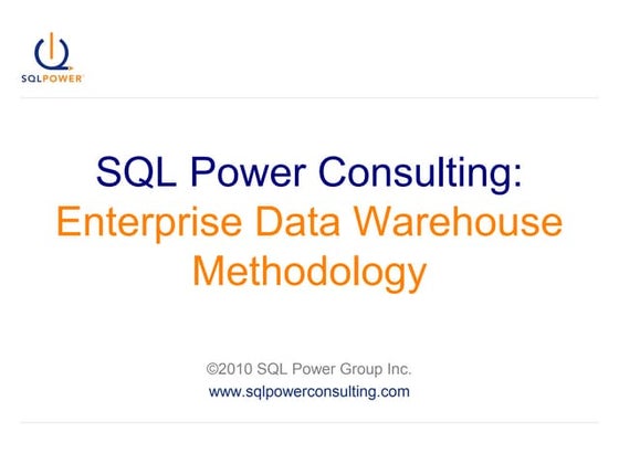 Data Warehouse Methodology