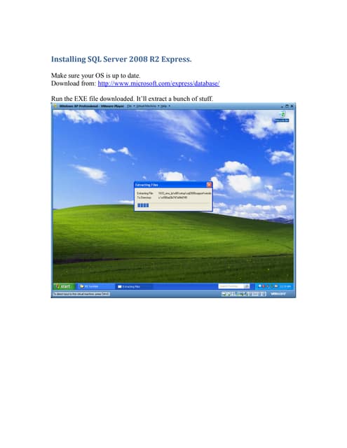 Sql server 2008 r2 installation instructions