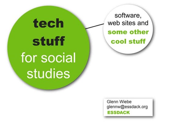 Social Studies Web Sites & Technology