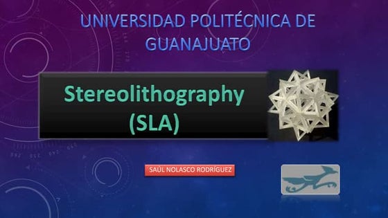 Stereolithography