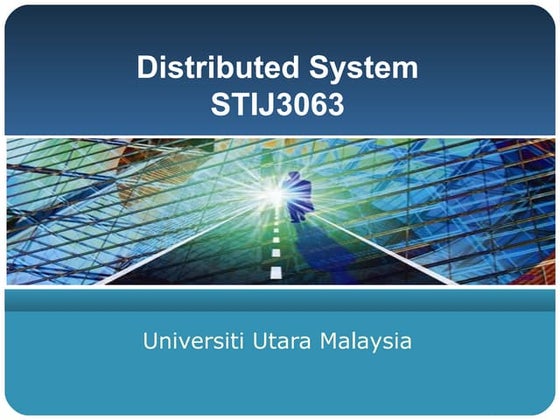 Stij5014 distributed systems