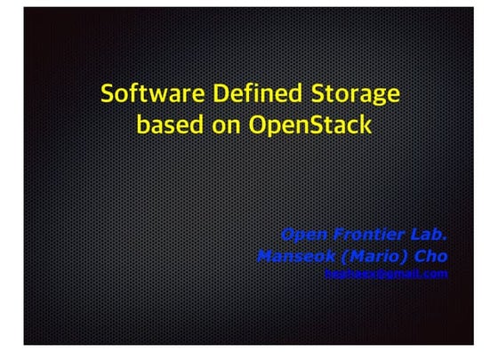 Storage based on_openstack_mariocho