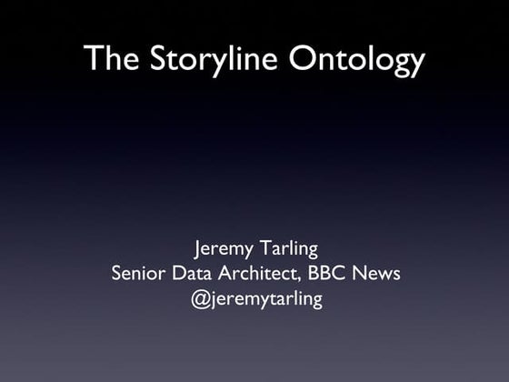 Storyline - for #newsHACK 2013 - Jeremy Tarling