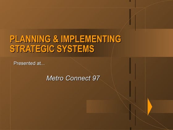 Strategic Systems