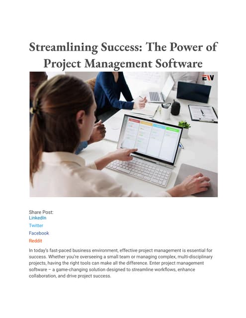 Streamlining Success_ The Power of Project Management Software.pdf