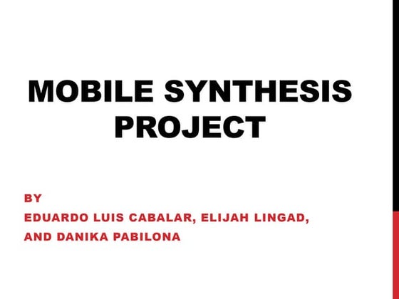 Synthesis