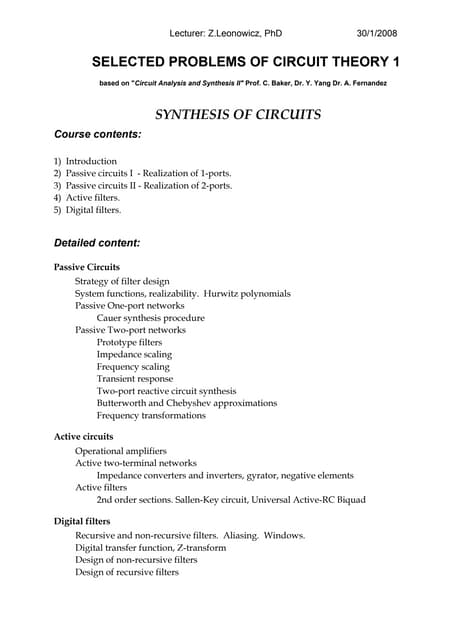 Synthesis network