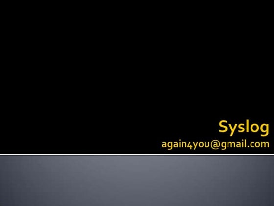 Syslog