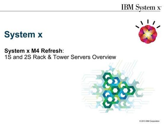System IBM x ivy bridge refresh 