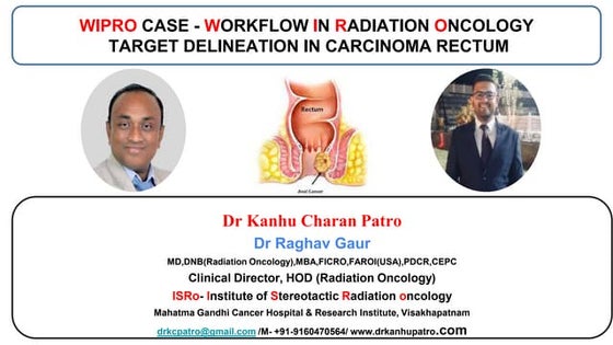 TARGET DELINEATION IN RECTUM  CANCER BY DR KANHU