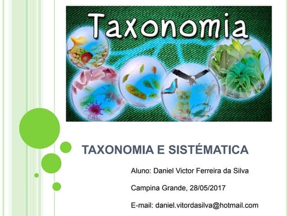 Taxonomia e sistématica