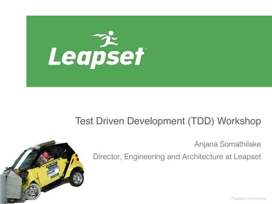 Test Driven Development - Workshop