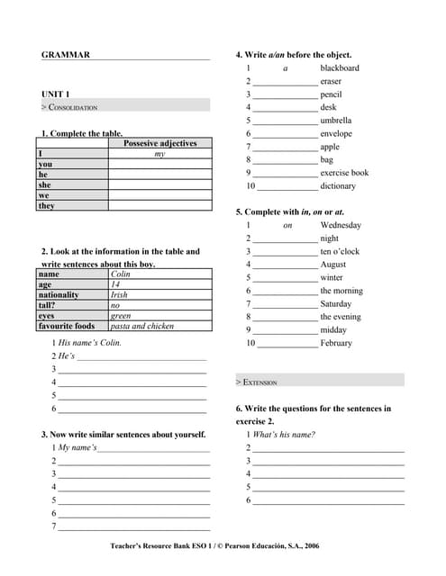 Teacher's resource bank what's up1