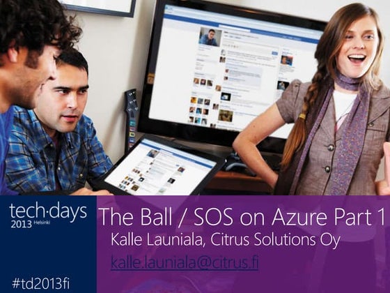 The Ball Launch on 2013 Microsoft TechDays Part 1/2