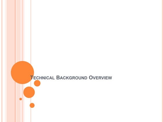 Technical Background Overview Ppt