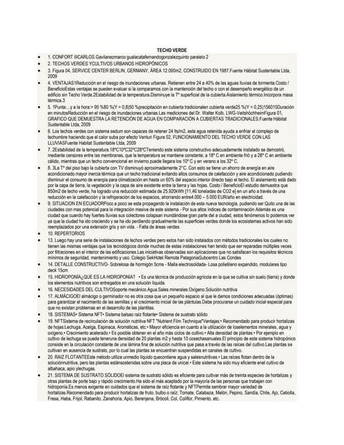 Techo verde