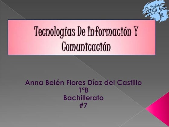 TecnologíAs De InformacióN Y ComunicacióN1
