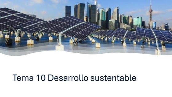 Desarrollo sustentable e innovaciones tecnologicas