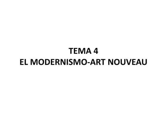 Tema 4 modernismo (wiki)