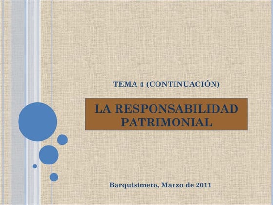 Tema 4 resp patrimonial