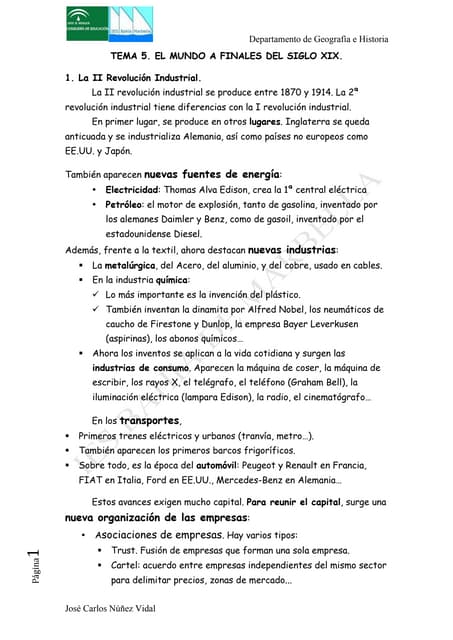 Tema 5 imperialismo