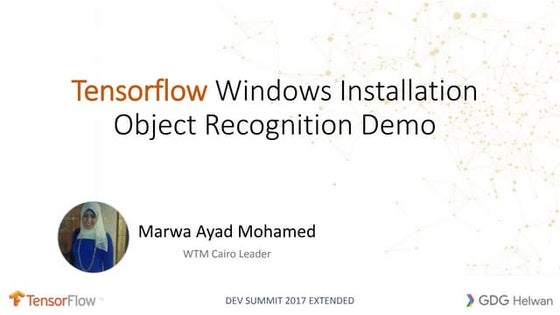 Tensorflow windows installation