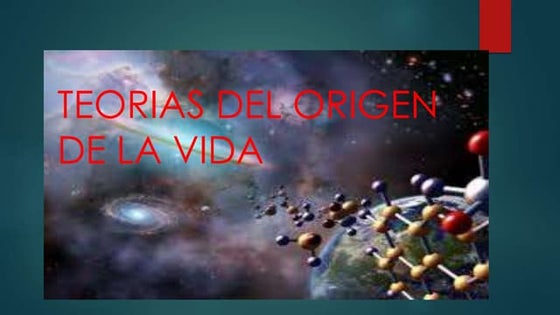 Teorias del origen de la vida
