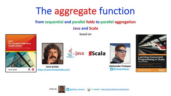 The aggregate function - from sequential and parallel folds to parallel aggre...