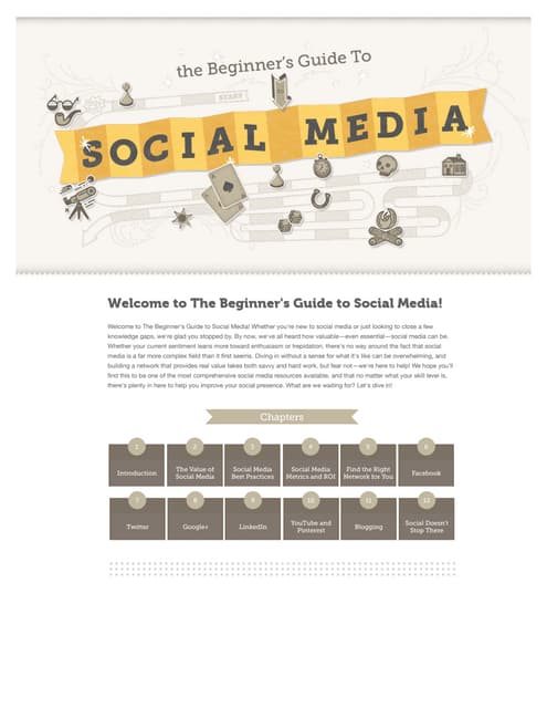 The Beginner's Guide to Social Media!