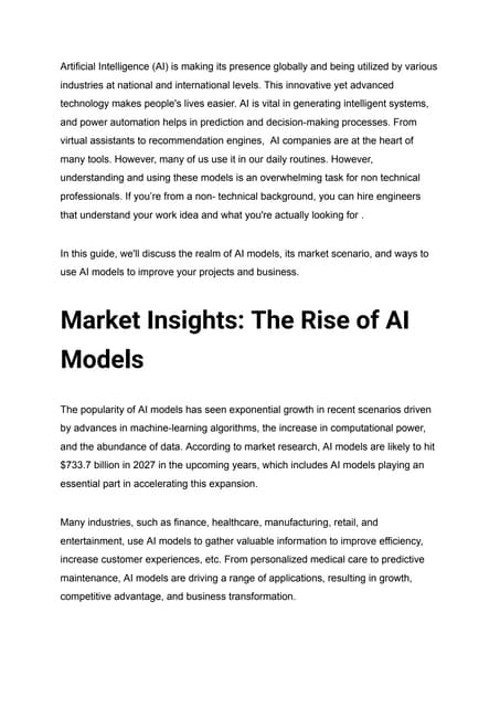 The Guide to Understanding and Using AI Models - 2024.pdf