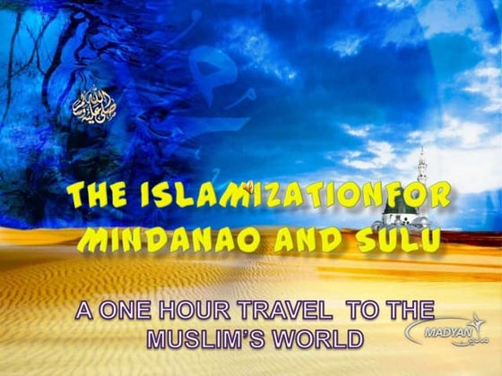 The islamization of mindanao and sulu