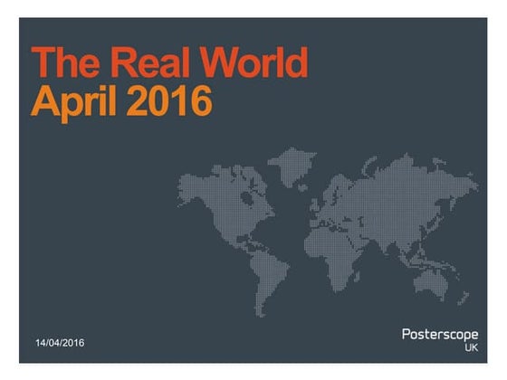 The Real World April 2016