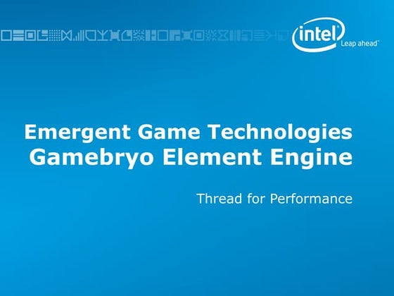 Threading Successes 03   Gamebryo