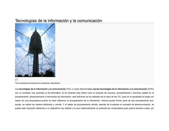 Tic's   disp. de almacenamiento