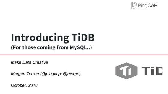 TiDB Introduction