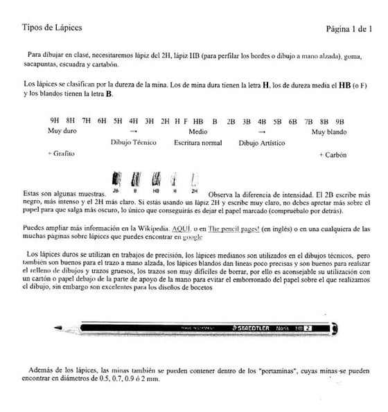 Tipos lápices
