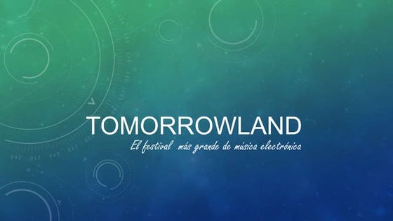 Tomorrowland