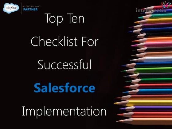 Top 10 Checklist For Successful Salesforce Implementation