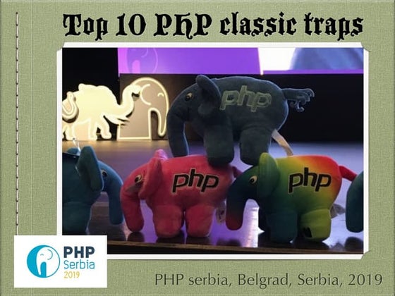 Top 10 php classic traps php serbia