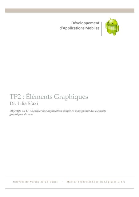 Android - Tp2 - Elements graphiques 