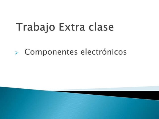 Trabajo extra clase Control II Trimestre