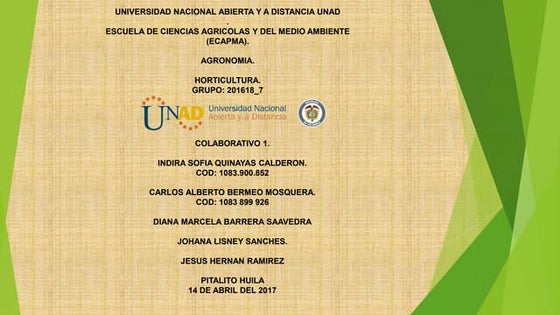 Trabajo colaborativo 1 Horticultura.