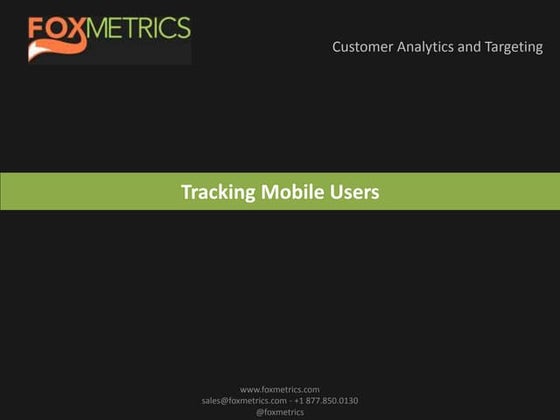 Tracking Mobile Users