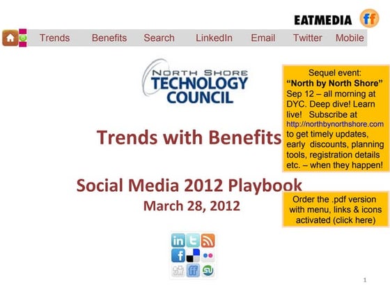 Trends with Benefits  - Social Media Update 2012