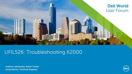 Troubleshooting K2000