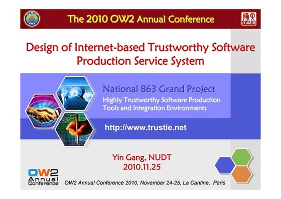 Trustworthy software OW2 Conference Nov10