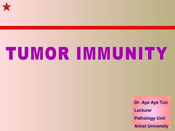Tumor immunity