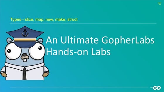 Types - slice, map, new, make, struct - Gopherlabs 