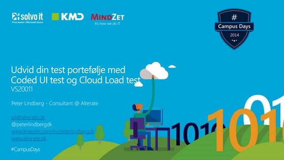 Udvid din test portefølje med coded ui test og cloud load test