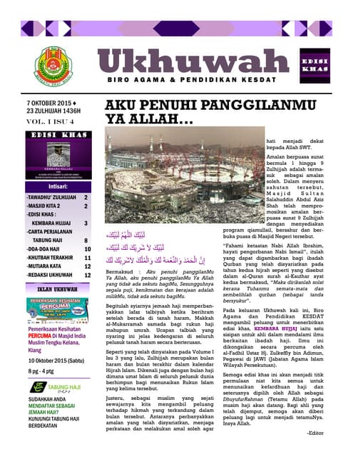 Buletin Ukhuwah vol.1 isu 4